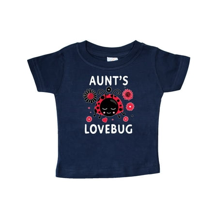 

Inktastic Valentine s Day Aunt s Lovebug Gift Baby Boy or Baby Girl T-Shirt