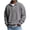 Tops-266Gray, variant on LEKWK Mens Henley Shirts Loose Fit Collared Long Sleeve Shirts Waffle-Texture Casual Shirts Solid Thermal Fall Winter Warm Pullover