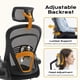 thumbnail image 4 of Yeshouse Silla ergonómica de oficina, cómoda silla de escritorio con reposabrazos abatibles, soporte lumbar cómodo, sillas de juego para dormitorio, estudio, estudiantes, asiento ancho, 4 of 6