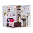 thumbnail image 1 of DIY Proyecto artesanal en miniatura Casita de muñecas de madera Mini Dormitorio Mini Música Movimiento/No Eigraketly WJ4124-02B, 1 of 7