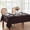 Black, variant on Home Fashions Caiden Elegance Damask Waterproof, Stain & Wrinkle Resistant Fabric Tablecloth, 60" x 84" Oblong/Rectangle, Silver