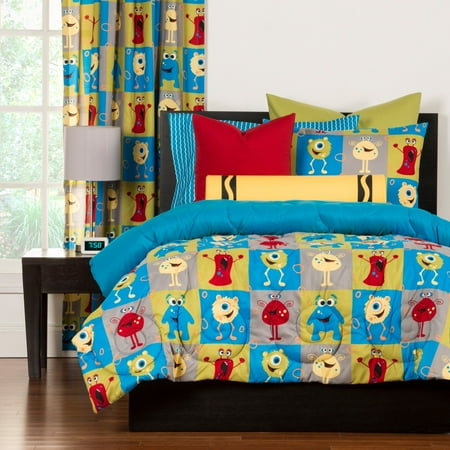 Crayola Monster Friendsfull Queen Comforter Set Walmart Com