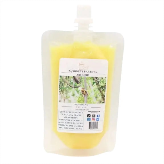 Monkeys Farting Around Squeezable Wax Melt (4Ounces)