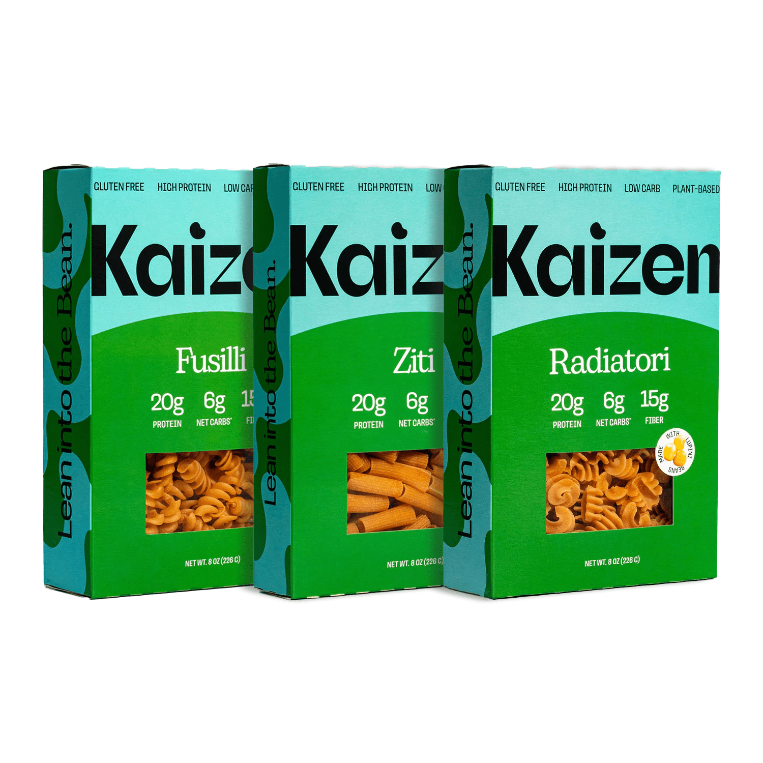 Kaizen Low Carb Pasta GlutenFree, High Protein, Keto Friendly, Plant