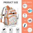 thumbnail image 6 of Puppy print backpack with paw patterns, durable backpack, practical backpack for students or gift, 6 of 6