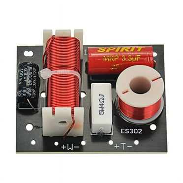ES302 2 Ways Audio Speaker Crossover Treble Bass Frequency Divider Crossovers Speaker Filters DIY for Home Theater