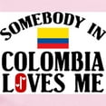 thumbnail image 2 of CafePress - Somebody In Colombia Infant Creeper - Baby Light Bodysuit, Size Newborn - 24 Months, 2 of 4