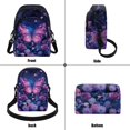 thumbnail image 7 of TSOVTHRID Butterfly Daisy Rose Violet Print Cell Phone Crossbody Bags for Women Cell Phone Purse Wallet Small Crossbody Purses Shoulder Bag with Adjustable Strap, 7 of 7