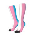 thumbnail image 2 of Transgender Flag Knee High Socks for Women Long Leg Warmers Socks, 2 of 7