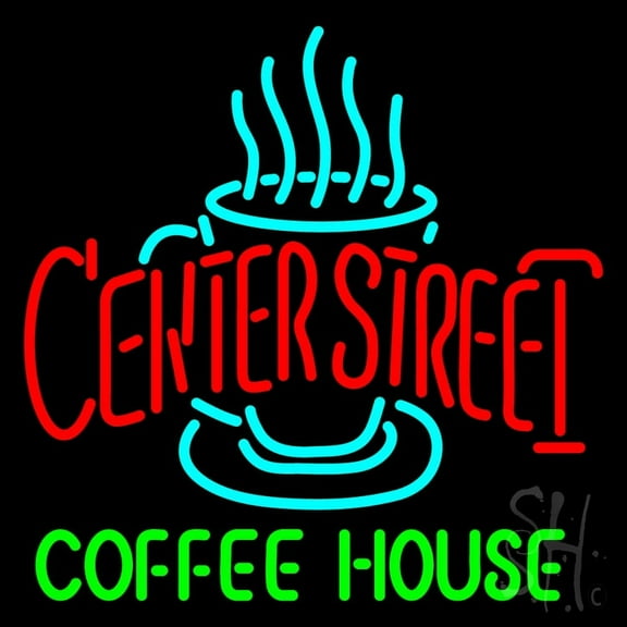Personalized Espresso Or Coffee Stand LED Neon Sign 16 x 16 - inches, Black Square Cut Acrylic Backing, with Dimmer - Bright and Premium built indoor LED Neon Sign for café and stroefront.