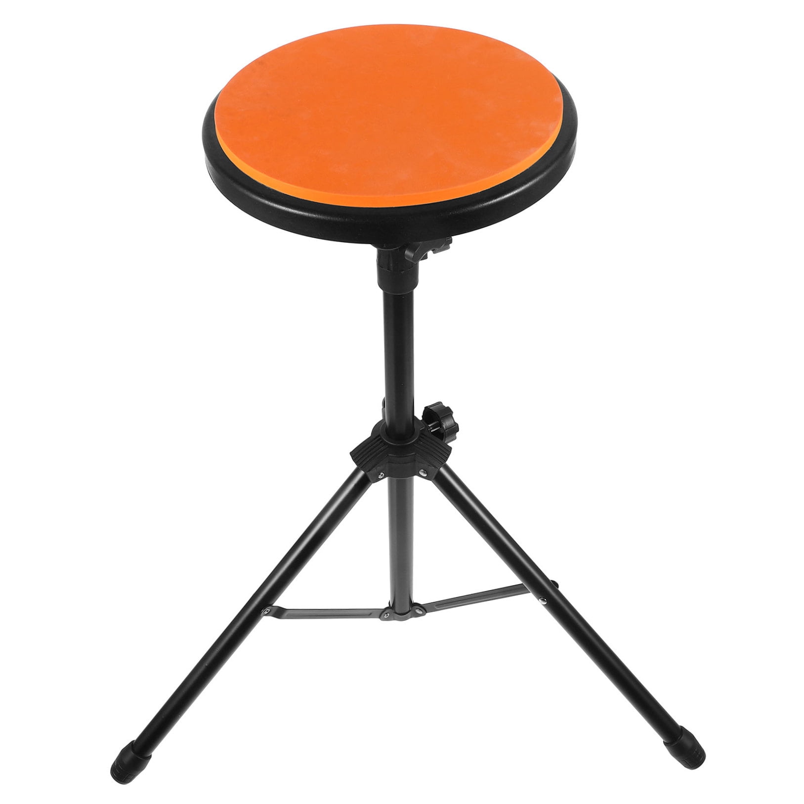 Raindrops Orange Soundproof Drum Mat with Rubber Iron Base - Quiet Practice Pad for Drummers, 1 Set