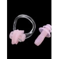 thumbnail image 2 of Unique Bargains 2 Pairs Silicone Water Sports Protector Swimming Nose Clip Ear Plugs Set For Women, 2 of 2