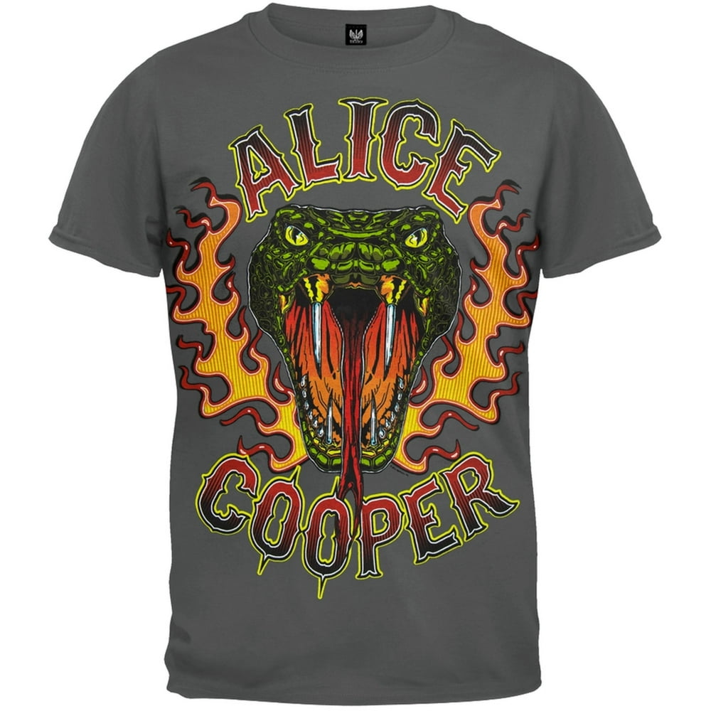 Alice Cooper Alice Cooper Snake Flames Tour TShirt 2XLarge Alice Cooper Alice Cooper Snake Flames Tour TShirt 2XLarge