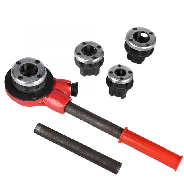 Pipe Threader Set, 4 Dies Professional Pipe Threader Tool, For Plumber Repairing Pipe Threading Maintenance