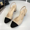 thumbnail image 1 of Zapatos de vestir de tacón medio con cabeza cuadrada para mujer, sandalias de fiesta de boda, zapatos casuales, moda, 1 of 5