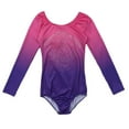 thumbnail image 4 of Traje de ballet de manga larga de leotardo de gimnasia elástico brillante para niña 12 Zulema Leotardos de gimnasia para niñas, 4 of 8