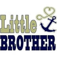 thumbnail image 3 of CafePress - Little Brother Cute Nautical Anchor And Heart Mate - Cotton Maternity T-shirt, Cute & Funny Pregnancy Tee, 3 of 4