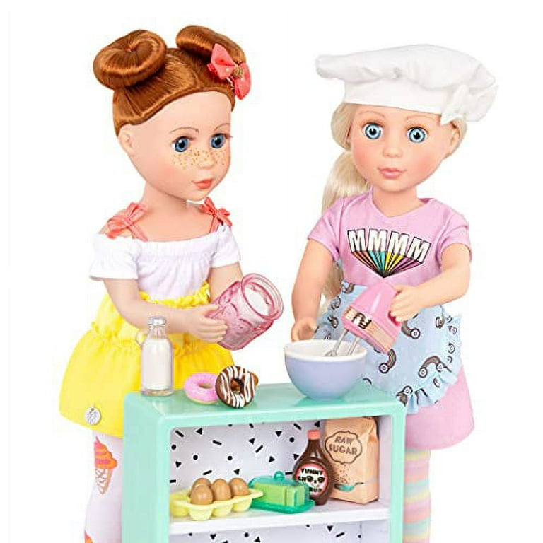 Glitter Girls Kitchen & Baking Accessories for 14 Dolls Vlog Set