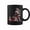 Black, variant on Wolf Flowers Floral Wolf Lover Coffee Mugs