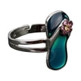 thumbnail image 4 of Up to 65% Off Mermaid Temperature-sensitive Mood Color-changing Ring, The Opening Will Turn Into Different Colors At Different Temperatures Necklace Rings Earring Jewelry on Clearance, 4 of 9
