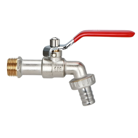 FACEGA Single Long Handle Tap Brass Water Faucet Antifreeze Outdoor Garden Irrigation