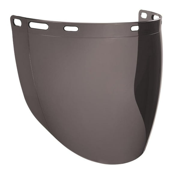 Ergodyne Smoke Face Shield Replacement For Cap-Style Hard Hat And Safety Helmet