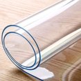 thumbnail image 2 of VALLEY TREE 54 x 96 Inch Clear Table Cover Protector, 1.5mm Thick PVC Plastic Desk Protector, Clear Desk Mat, Waterproof Table Pad for Dining Table or Office Desk, 2 of 4