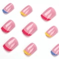 thumbnail image 4 of Fofosbeauty 24pcs Press on False Nails, Square Fake Nails, Color Moon Mink, 4 of 8