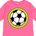 thumbnail image 4 of Inktastic Soccer Ball Sports Boys or Girls Long Sleeve Toddler T-Shirt, 4 of 5