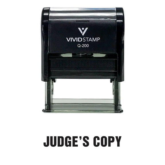 Vivid Stamp Judge'S Copy Office Stamp (Black Ink) - Medium