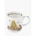 thumbnail image 4 of Royal Worcester Wrendale Mug & Coaster Set, â€œOh Christmas Treeâ€, Woodland Friends Design, Bone China Mug and Coaster Set, 4 of 6