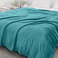 thumbnail image 6 of SPOORYYO Lightweight Breathable Soft Comfortable Summer Cooler Quilt Blanket Bed Blanket Thermal Blanket Thick Plushes Machine Washable Blanket For All Season, Green, 70x100CM, 6 of 9