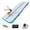 Light Blue, variant on Inflatable Gymnastics Air Mat Tumbling Track with Electric Air Pump, Air Floor Training Mat for Gymnastics, Cheerleading, Yoga, Home and Outdoor Use, Multiple Sizes Available
