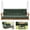 Green, variant on 4 Inch Thick Porch Swing Cushions, 3 Seater Replacement Cushion with Backrest & 17 Ties, Fade-Resistant Outdoor Bench Swing Pad
