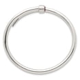 thumbnail image 2 of Sterling Silver Polished Red CZ Slip On Expandable Bangle, 2 of 4