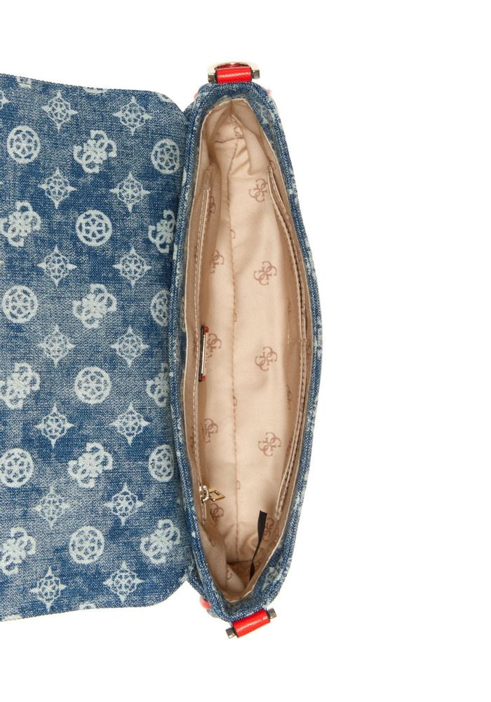 GUESS BRIGHTSIDE SHOULDER BAG DMU DENIM 