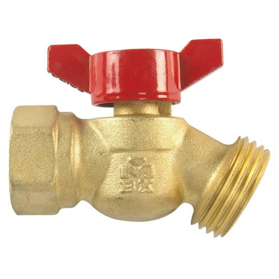 ProLine Brass Hose Bibb - 3/4 In. FIP, Durable, Plumbing Hose Bib