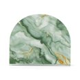 thumbnail image 2 of Acrylic Clear Cocktail Napkin Holder 2 Pack 4.1x4.9x2 inch Soft Green Marble, 2 of 9