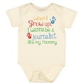 thumbnail image 3 of Inktastic Journalist Like Mommy Boys or Girls Baby Bodysuit, 3 of 5