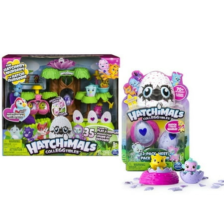 Hatchimals Hatchery Nursery Playset With Exclusive Hatchimals Hatchery Nursery Playset With Exclusive Colleggtibles 2 Pack Nest
