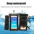 thumbnail image 2 of Bolsa impermeable de teléfono móvil flotante Bolsa táctil con bolsa de teléfono submarino de cordones ajustables Sweethay EL018004-01, 2 of 5