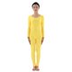 thumbnail image 2 of Adulto Spandex Body Catsuit Traje de baile Stretch Unitard Mono Amarillo Amarillo 2XL jinwen traje de spandex de las mujeres, 2 of 6