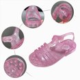 thumbnail image 5 of Godom Girls Sandals Open Toe Summer Flats Dress Sandal Shoes for Toddler Little Big Kid, 5 of 5