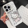thumbnail image 5 of Sanrio Hello Kitty Pochacco Happy Phone Case For iPhone 15 14 13 12 11 Pro Max 7 8 Plus XR XS MAX Y2K Girl Anti Fall Back Cover, 5 of 5