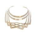thumbnail image 2 of Gargantilla de Aleación Yinane Joyería de Moda Corto Sencillo para Mujer Oro, 2 of 8