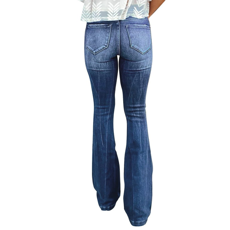SPARSHINE Flared Jeans for Women Bell Bottom Jeans for Girls Plus
