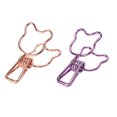 thumbnail image 1 of Clips Para Carpetas De Alambre, Abrazaderas Para Carpetas De Osos Multiusos, Sujeción Fuerte, 100 Piezas Para La Escuela ANGGREK Otros, 1 of 8