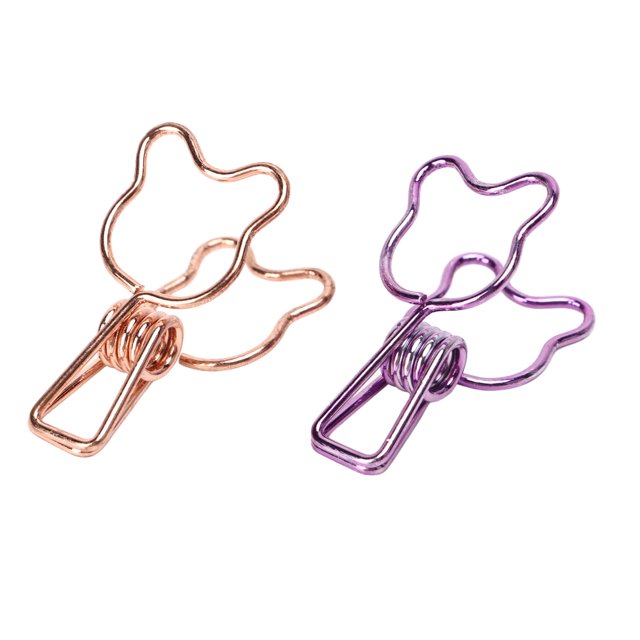 Clips Para Carpetas De Alambre, Abrazaderas Para Carpetas De Osos Multiusos, Sujeción Fuerte, 100 Piezas Para La Escuela ANGGREK Otros