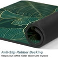 thumbnail image 4 of Coffee Mat, 16"x24" Tropical Theme Coffee Bar Mat for Coffee Station Accessories and Organizer, Absorbent Dish Drying for Kitchen Counter, Cute Palm Leaves Coffee Bar Decor Coffee Machine Mat, 4 of 6