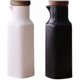 thumbnail image 1 of 2 Pack A Set Ceramic Oil And Vinegar Soy Sauce Maple Syrup Dispenser Bottle Jar For Kitchen 270ml / 9oz (black + White), 1 of 4